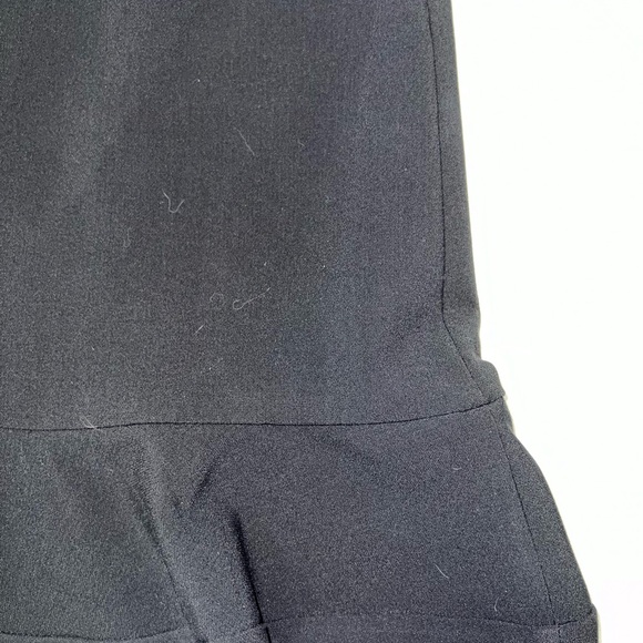 Victoria Beckham Dress Women’s Medium Black Polyester Blend Off The Shoulder Zip - Picture 12 of 13